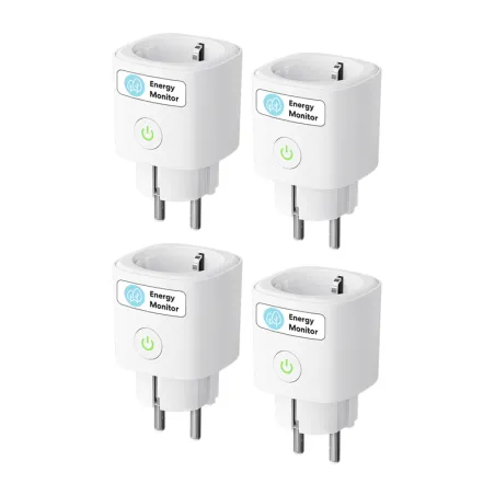 MEROSS MSS315CFH-EU Smart Plug with Energy Monitoring (Matter) (Set of 4)